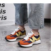 Trendy Luxe Running Sneakers - Neutral Tones