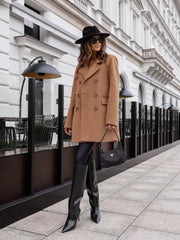 Chic Street Mid-length Peacoat