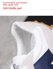Trendy Luxe Running Sneakers - Neutral Tones