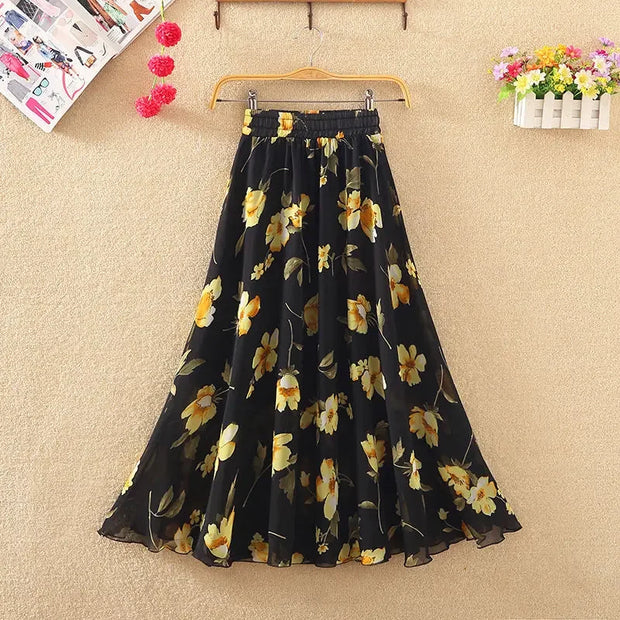 Skirts for Women Summer 2024 A Line High Waist Woman Skirt Casual Trend Modest Vintage Cheap Quality Korean Fashion Style Y2k V