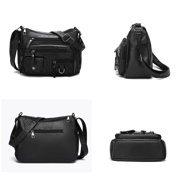 Luxury Multi-Pocket Crossbody Bag