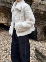 Cloud Nine Furry Lambswool Coat