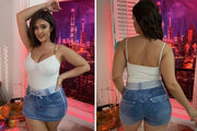 New Denim Skirt for Women Harajuku Summer Women Clothing High Waist Denim Skirt Drawstring Female Casual Gift Fashion Streetwear