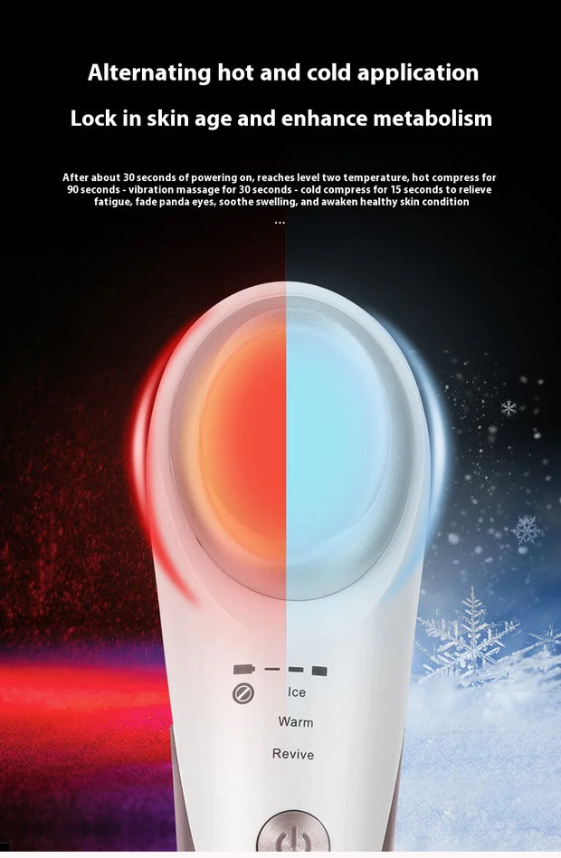 KSKIN New Trending Hot And Cold Vibration Wrinkle Anti-Ageing Eye Massage Dark Circle Removal EMS Beauty Face Eye Care Pen