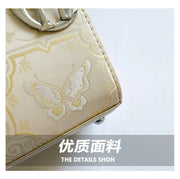 Butterfly Charm Scarf Handle Purse