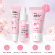 Sakura Skincare Essentials Set - Travel or Gift Pack