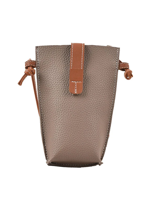 Women's Mobile Phone Bag Female Messenger Shoulder Bags Crossbody Retro PU Leather Bags Mini Handbags New Girls Purse Designer