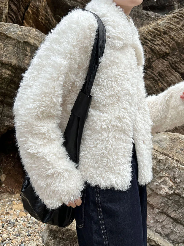 Cloud Nine Furry Lambswool Coat