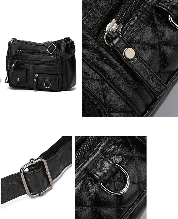 Luxury Multi-Pocket Crossbody Bag