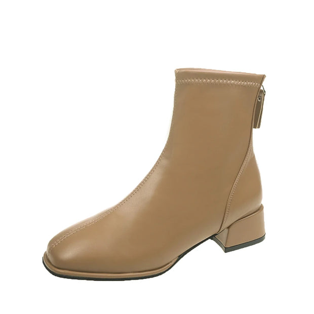 Modern Block Heel Boots - Autumn/Winter