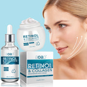Retinol Cream + Hydrating Serum Collagen Skincare Set