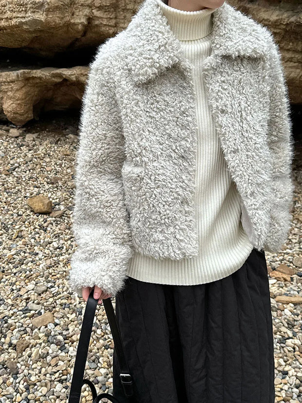 Cloud Nine Furry Lambswool Coat