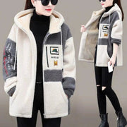 Winter Fashion Women's Coat New Casual Hooded Zipper