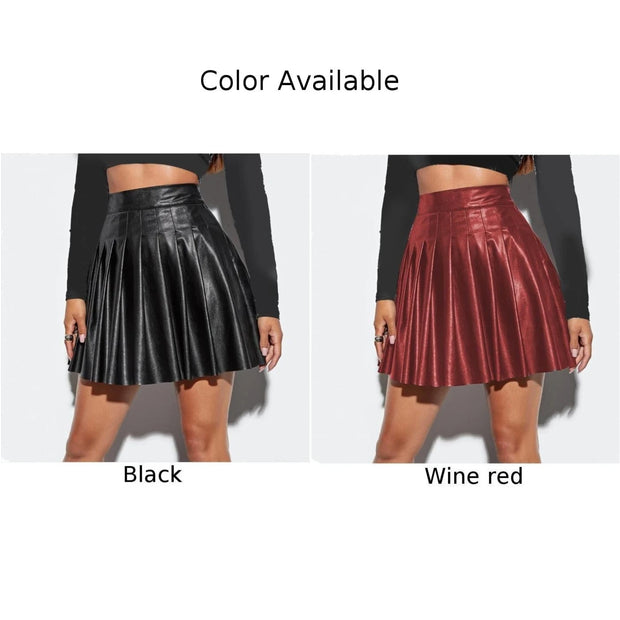 High- Waist Pleated Maxi Skirts