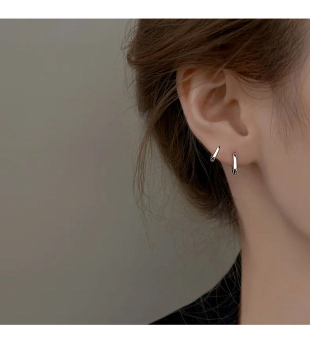 Sterling Silver Minimalist Bohemian Round Ear