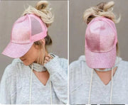 High Ponytail Baseball Cap for Women Spring Summer Sun Hat Running Snapback Hat Messy High Bun Women's Caps Female