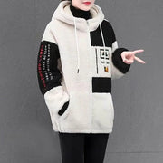 Winter Fashion Women's Coat New Casual Hooded Zipper