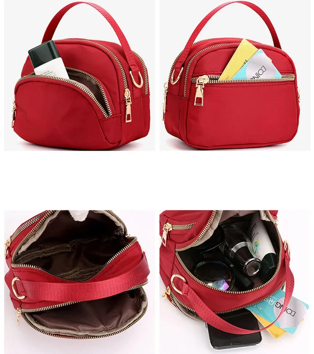 Sleek City & Modern Zip Pocket Crossbody