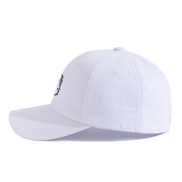 New Women Hello Kitty Cap Cotton Cute Baseball Cap Female Streetwear Dad Hats