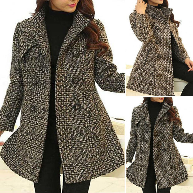 Heritage Plaid Elegance Coat