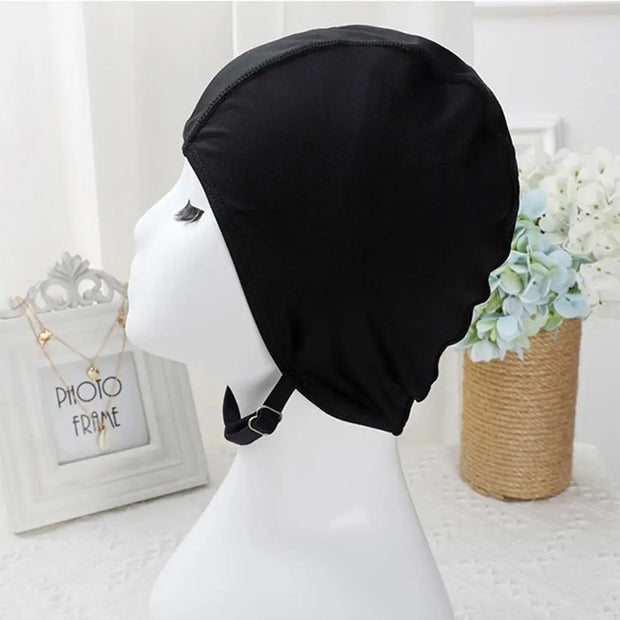 Protect Ears Swimming Cap Women