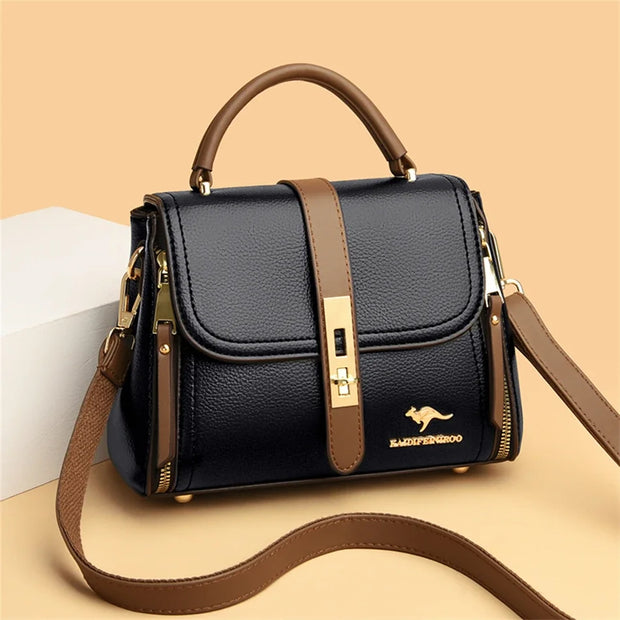 Flip Cover Bilayer Women Purses and Handbags