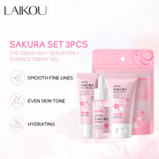 3pcs/set  Vitamin C 24K Golden Sakura Skin Care Sets
