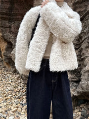 Cloud Nine Furry Lambswool Coat