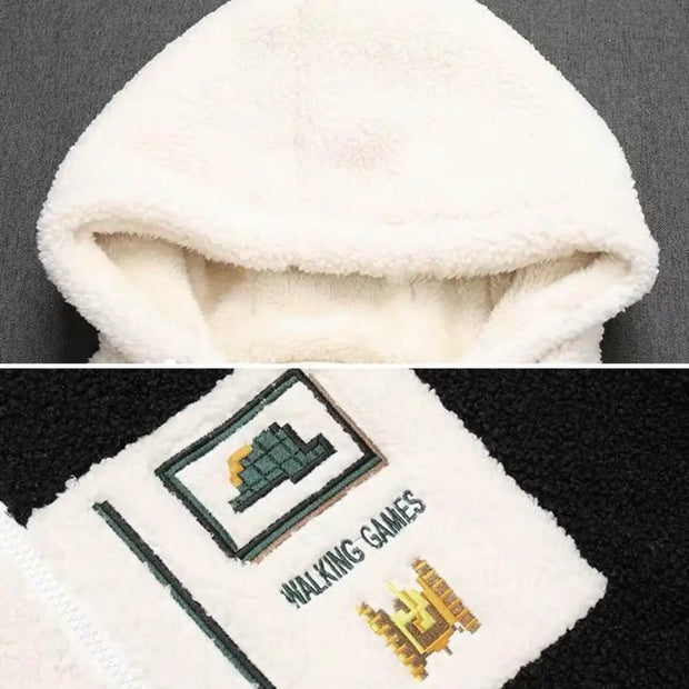 Winter Fashion Women's Coat New Casual Hooded Zipper