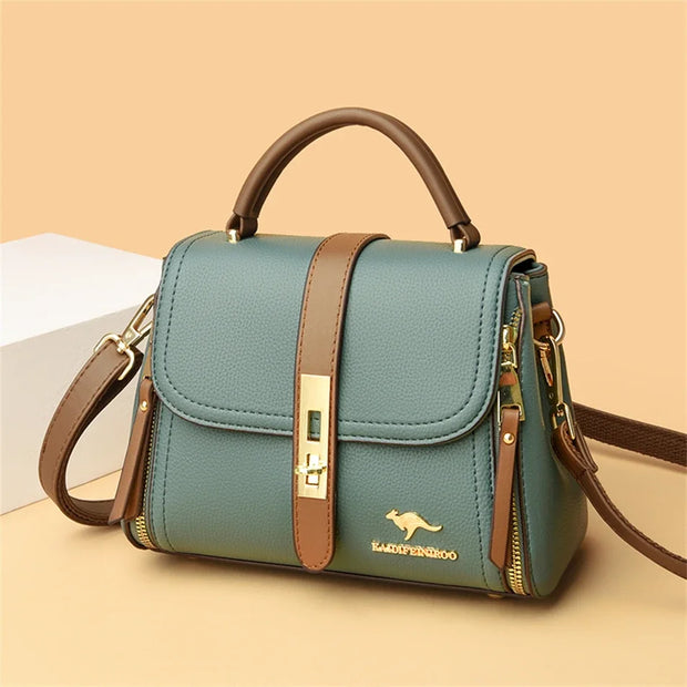 Flip Cover Bilayer Women Purses and Handbags