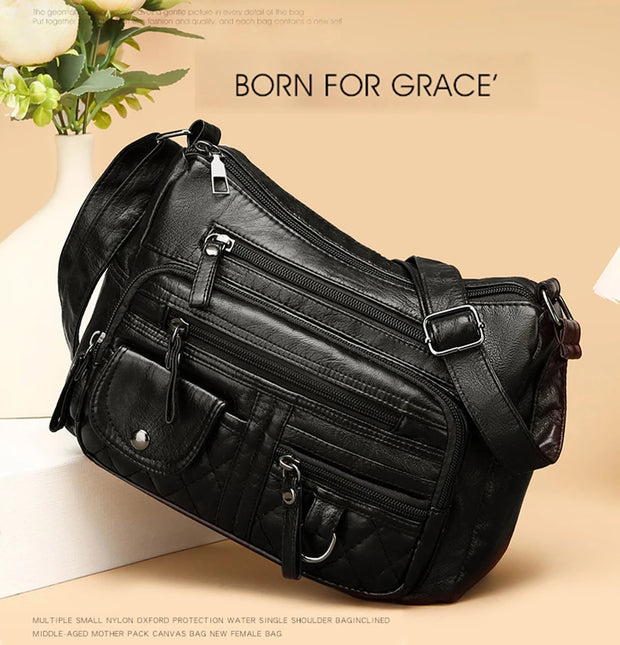 Luxury Multi-Pocket Crossbody Bag