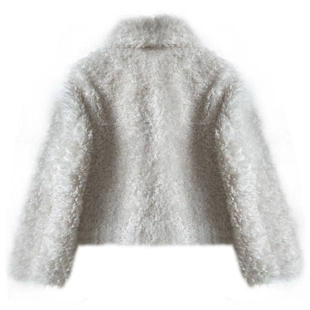 Cloud Nine Furry Lambswool Coat