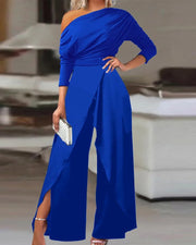 Jumpsuits for Women  Elegant New Fashion Plain Elegant Office Lady