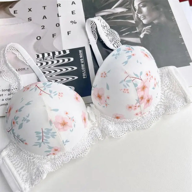 Floral Lace Bra & Panty Set