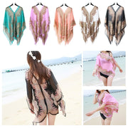 Lightweight Boho Beach Shawl Wrap
