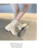 Modern Block Heel Boots - Autumn/Winter