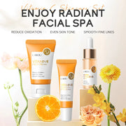 3pcs/set  Vitamin C 24K Golden Sakura Skin Care Sets