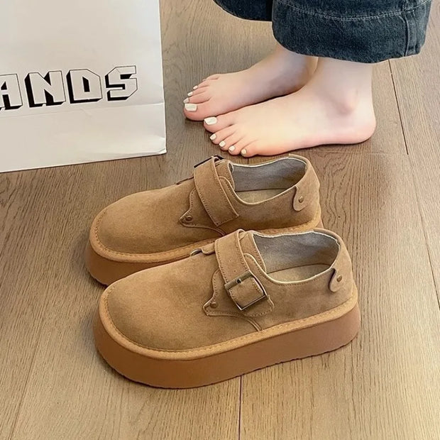 Casual Comfort Slip-On Platform Shoes