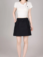 Women's Fall/Summer Short Skirts: High-Waisted, Loose, Slimming, and Versatile Workwear-Style Skirts