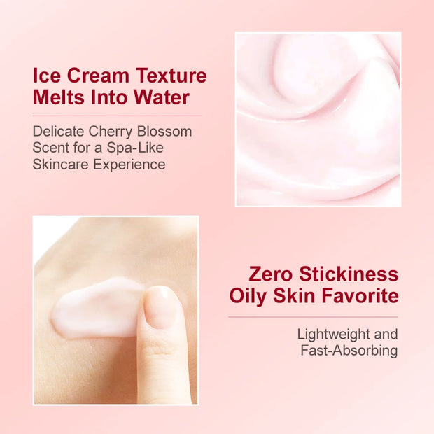 Anti-Wrinkle & Revitalizing Skincare Set - Serum + Sakura Cream