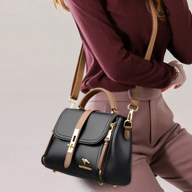 Flip Cover Bilayer Women Purses and Handbags