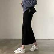 Solid Knitted Skirts For Womenew