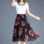 Chiffon Midi Skirts - Elegant Flowing Style