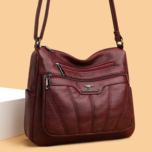 Large Capacity Crossbody Bags Sac Soft Leather Women Bag Branded Designer Ladies Handbag Purses 2023 Luxury Female Shoulder Bag