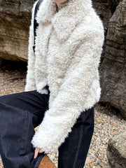 Cloud Nine Furry Lambswool Coat