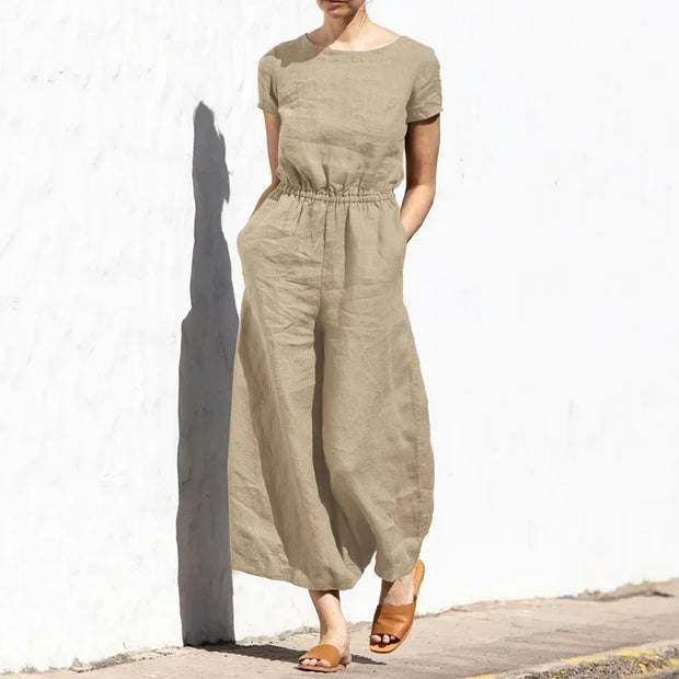 Jumpsuits for Women  Summer Solid Sleeveless