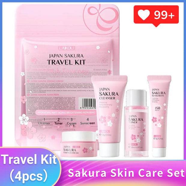 Sakura Facial Skincare Travel Set