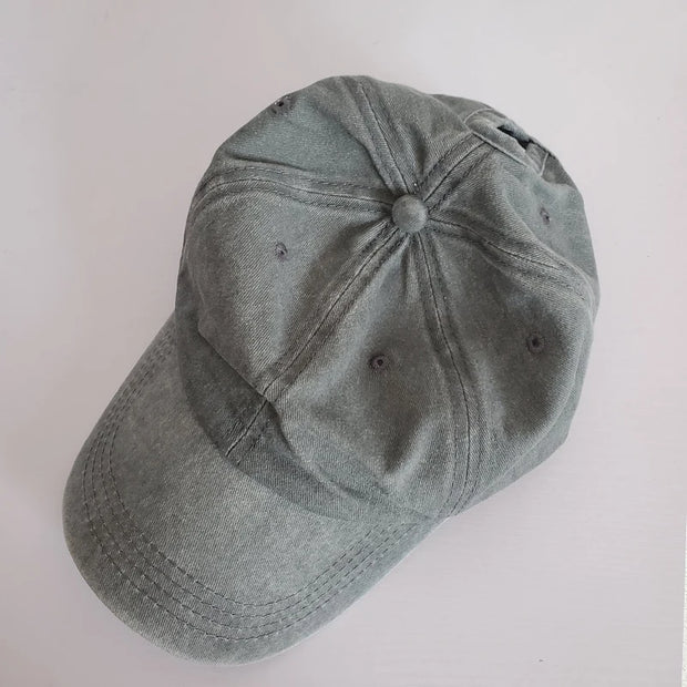 High Ponytail Baseball Cap for Women Spring Summer Sun Hat Running Snapback Hat Messy High Bun Women's Caps Female