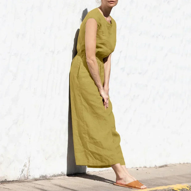 Jumpsuits for Women  Summer Solid Sleeveless