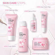 Sakura Skincare Essentials Set - Travel or Gift Pack